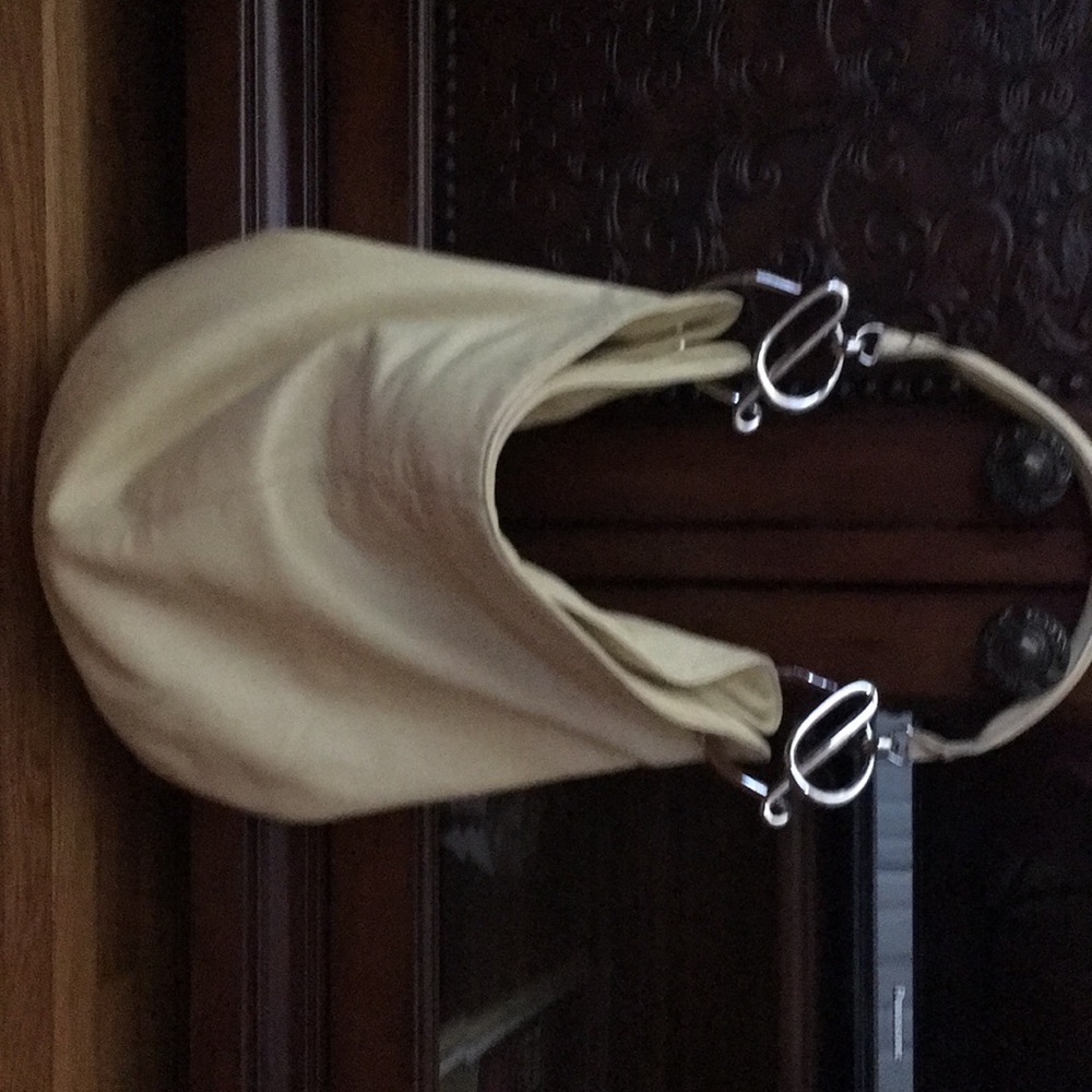 Loewe Pale yellow leather hand bag